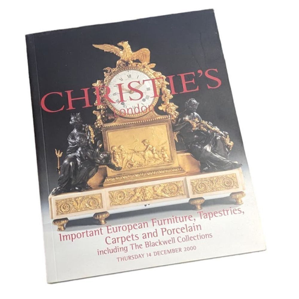 Christies London Important European Furniture Tapestries Carpet‎ Porcelain 2000